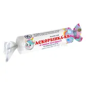 Аскорбінка®-КВ таблетки 25 мг в етикетці зі смаком тутті-фрутті  №10