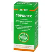 СОРБІЛЕК НА ОСНОВІ КРЕМНІЮ ДІОКСИДУ порошок для приготування суспензії флакон полімерний 12 г  №1