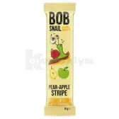 ЦУКЕРКИ ФРУКТОВО-ЯГІДНІ СТРАЙПС BOB SNAIL (РАВЛИК БОБ) 14 г яблуко-груша  №1