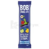 ЦУКЕРКИ ФРУКТОВО-ЯГІДНІ СТРАЙПС BOB SNAIL (РАВЛИК БОБ) 14 г яблуко-груша-чорниця  №1