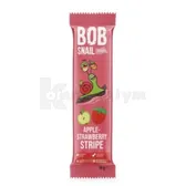 ЦУКЕРКИ ФРУКТОВО-ЯГІДНІ СТРАЙПС BOB SNAIL (РАВЛИК БОБ) 14 г яблуко-полуниця  №1