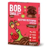 ЦУКЕРКИ НАТУРАЛЬНІ BOB SNAIL (РАВЛИК БОБ) яблуко-полуниця 60 г в бельгійському молочному шоколаді  №1