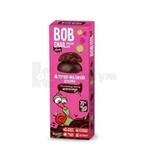 ЦУКЕРКИ НАТУРАЛЬНІ BOB SNAIL (РАВЛИК БОБ) яблуко-малина 30 г у бельгійському чорному шоколаді  №1