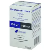 Цисплатин-Тева концентрат для розчину для інфузій 1 мг/мл флакон 100 мл  №1
