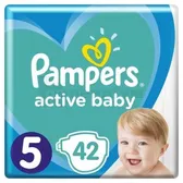 ПІДГУЗНИКИ ДИТЯЧІ PAMPERS ACTIVE BABY junior (11-16 кг)  №42