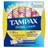 ТАМПОНИ TAMPAX З АПЛІКАТОРОМ COMPAK PEARL Regular Duo  №16
