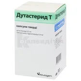 Дутастерид Т капсули тверді 0,5 мг + 0,4 мг пляшка  №90