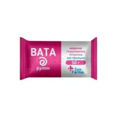 Вата медична гігроскопічна гігієнічна нестерильна тм "SAN FARMA" нестерильна 50 г тип "ролик"  №1