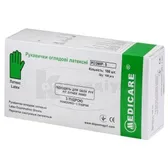 РУКАВИЧКИ ОГЛЯДОВІ НЕСТЕРИЛЬНІ "MEDICARE" S, латексні текстуровані, з пудрою  №100