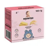ПЕЧИВО ДИТЯЧЕ тм "МАЛЯТКО" КЛАСИЧНЕ 100 г з 9 місяців  №1