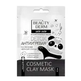 МАСКА АНТИВУГРЕВА НА ОСНОВІ ЧОРНОЇ ГЛИНИ BEAUTYDERM 12 мл  №1