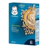 КАША СУХА БЕЗМОЛОЧНА GERBER® ВІВСЯНА З ПШЕНИЦЕЮ 200 г з 6 місяців  №1