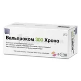 Вальпроком 300 Хроно таблетки пролонгованої дії, вкриті плівковою оболонкою 300 мг блістер в пачці  №100