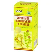 СИРОП МОХ ІСЛАНДСЬКИЙ ТА ЧЕБРЕЦЬ сироп 100 мл  №1
