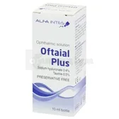 РОЗЧИН ОФТАЛЬМОЛОГІЧНИЙ OFTAIAL PLUS розчин офтальмологічний 10 мл  №1