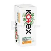 ПРОКЛАДКИ ЖІНОЧІ ГІГІЄНІЧНІ KOTEX NATURAL NORMAL щоденні.  №40