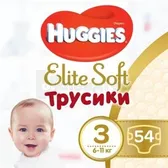 Підгузки-трусики дитячі гігієнічні Huggies Elite Soft розмір 3 (6-11 кг)  №54