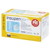 ГОЛКА СТЕРИЛЬНА INSUPEN ORIGINAL ДЛЯ ІНСУЛІНОВИХ РУЧОК 31 G x 8 мм (0,25 x 8 мм)  №100