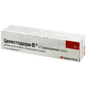Целестодерм-В® з гараміцином мазь туба 30 г  №1