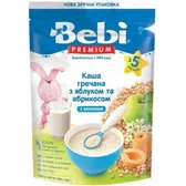 КАША МОЛОЧНА СУХА ШВИДКОРОЗЧИННА "BEBI PREMIUM" "ГРЕЧКА, КУРАГА, ЯБЛУКО" 200 г  №1