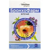 ФІТОЧАЙ "БРОНХО ФАРМ" SOLUTION PHARM фільтр-пакет 1.5 г  №20