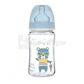 ПЛЯШЕЧКА 35/232_blu, EasyStart, антикол з широким отвором 240 мл PP Bonjour Paris - синя  №1