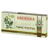 ФІТОСВІЧКИ РЕКТАЛЬНІ З НАТУРАЛЬНИМИ МАСЛЯНИМИ ЕКСТРАКТАМИ ТА З ПОРОШКАМИ З РОСЛИННИХ ЕКСТРАКТІВ "ЕКОНІКА" супозиторії 1,3 г чистотіл  №10