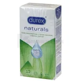 ПРЕЗЕРВАТИВИ ЛАТЕКСНІ З ГЕЛЕМ-ЗМАЗКОЮ DUREX® NATURALS (ТОНКІ)  №12