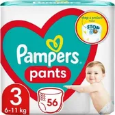 ПІДГУЗНИКИ-ТРУСИКИ ДИТЯЧІ PAMPERS PANTS midi (6-11 кг)  №56