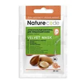 МАСКА ДЛЯ ОБЛИЧЧЯ "NATURE CODE" Рятувальний коктейль для в'янучої шкіри 25 мл аргания  №1