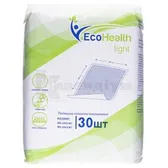ПЕЛЮШКИ ГІГІЄНІЧНІ ПОГЛИНАЮЧІ ECOHEALTH LIGHT 60 см х 90 см  №30