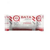 Вата медична гігроскопічна гігієнічна стерильна тм BigQ рулон 50 г  №1