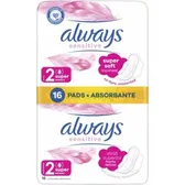 ПРОКЛАДКИ ЖІНОЧІ ГІГІЄНІЧНІ ALWAYS ULTRA SENSITIVE super plus  №16
