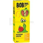 ЦУКЕРКИ НАТУРАЛЬНІ BOB SNAIL (РАВЛИК БОБ) 30 г яблуко-банан  №1