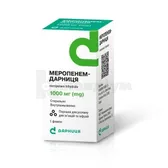 Меропенем-Дарниця порошок для приготування розчину для ін'єкцій та інфузій 1000 мг флакон  №1