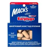 БЕРУШІ ІЗ ПІНОПРОПІЛЕНУ Soft Foam Earplugs пара Ultra SafeSound  №10