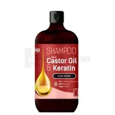 BIO NATURELL ШАМПУНЬ 946 мл black castor oil & keratin  №1