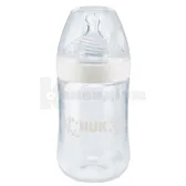 ПЛЯШЕЧКА NUK ПЛАСТИКОВА Nature Sense 260 мл соска силіконова, р.2  №1