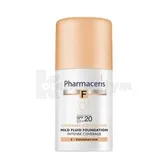 ФЛЮЇД НІЖНИЙ ТОНАЛЬНИЙ "PHARMACERIS F" SPF-20 30 мл тон 01, слонова кістка  №1