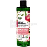 BIO NATURELL КРЕМ-ГЕЛЬ ДЛЯ ДУШУ 473 мл персик і молоко  №1