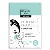 Серветки матуючі для обличчя із салициловою кислотою тм Beautyderm  №80