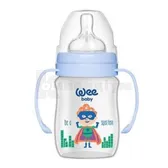 Пляшечка для годування "Wee Baby" Classic Plus соска №1 150 мл с широким горлом и ручками  №1