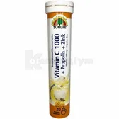 Sunlife Vitamin C 1000 + Propolis + Zink таблетки шипучі  №20