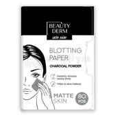 Серветки матуючі для обличчя з вугільним порошком тм Beautyderm  №80