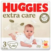 Підгузки дитячі гігієнічні Huggies® Extra Care розмір 3  №40