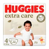 Підгузки дитячі гігієнічні Huggies® Extra Care розмір 4  №33