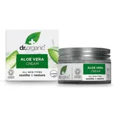 Крем для обличчя та тіла "DR. Organic" з алое віра заспокійливий та відновлюючий 50 мл  №1