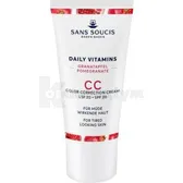 Sans Soucis (Сан Сусі) Daily Vitamins СС крем для втомленої шкіри з гранатом SPF-20 30 мл  №1