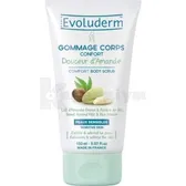 Скраб для тіла тм "Evoluderm" для чутливої шкіри 150 мл з мигдальним молоком  №1