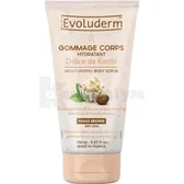 Скраб для тіла тм "Evoluderm" для сухої шкіри 150 мл з олією ши  №1